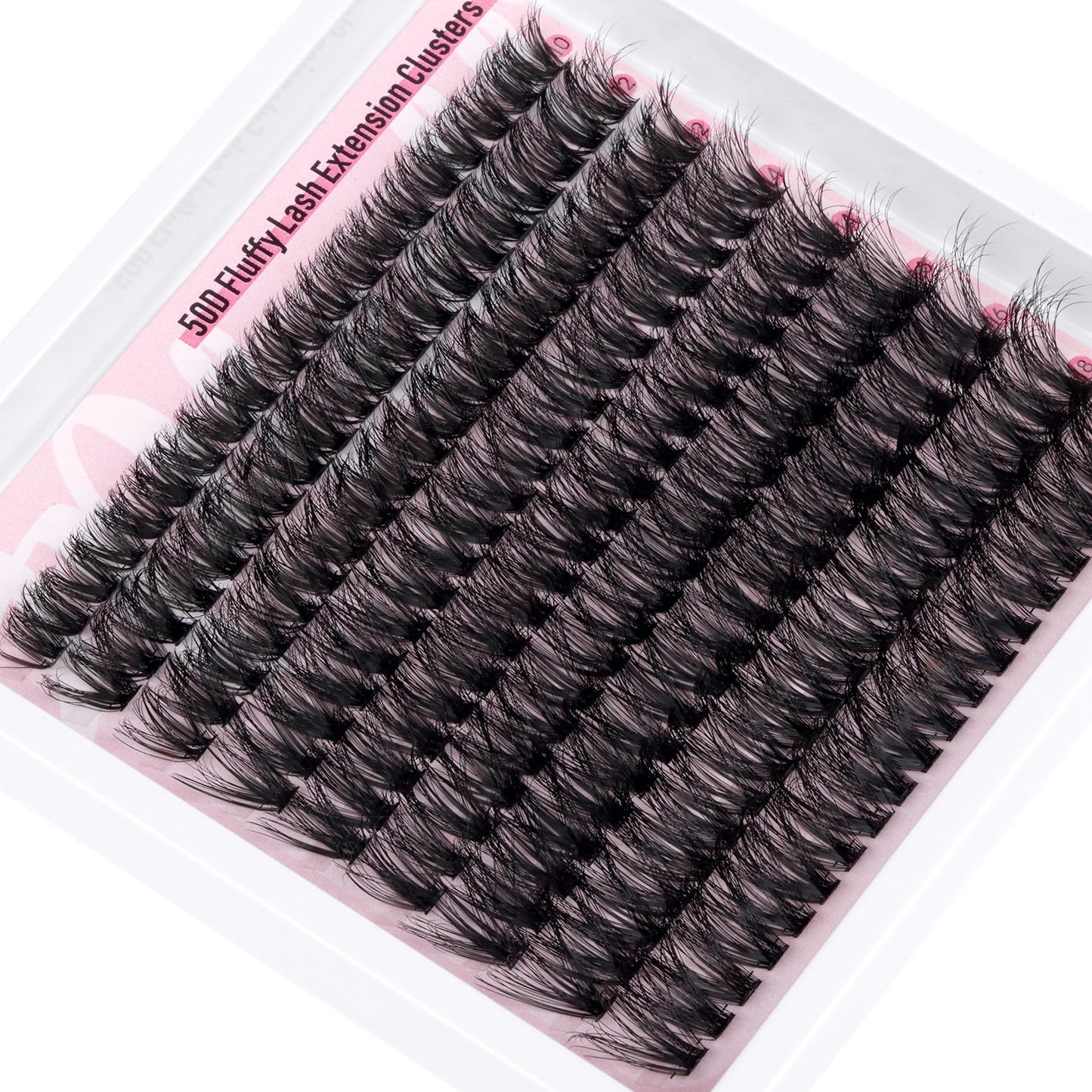 Fluffy Lash Extension Kit Wispy Eyelash Extension Kit 10-18MM Natural Lash Clusters 180PCS Cluster Eyelash Extensions with Lash Bond and Remover and Lash Applicator DIY Lashes Extension by Pleell