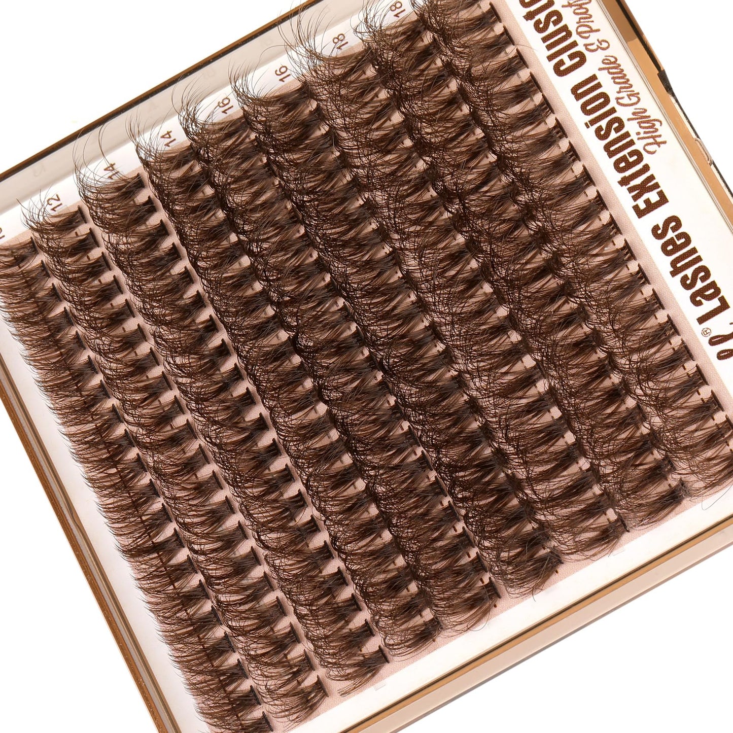 Fluffy Lash Extension Kit Wispy Eyelash Extension Kit 10-18MM Natural Lash Clusters 180PCS Cluster Eyelash Extensions with Lash Bond and Remover and Lash Applicator DIY Lashes Extension by Pleell